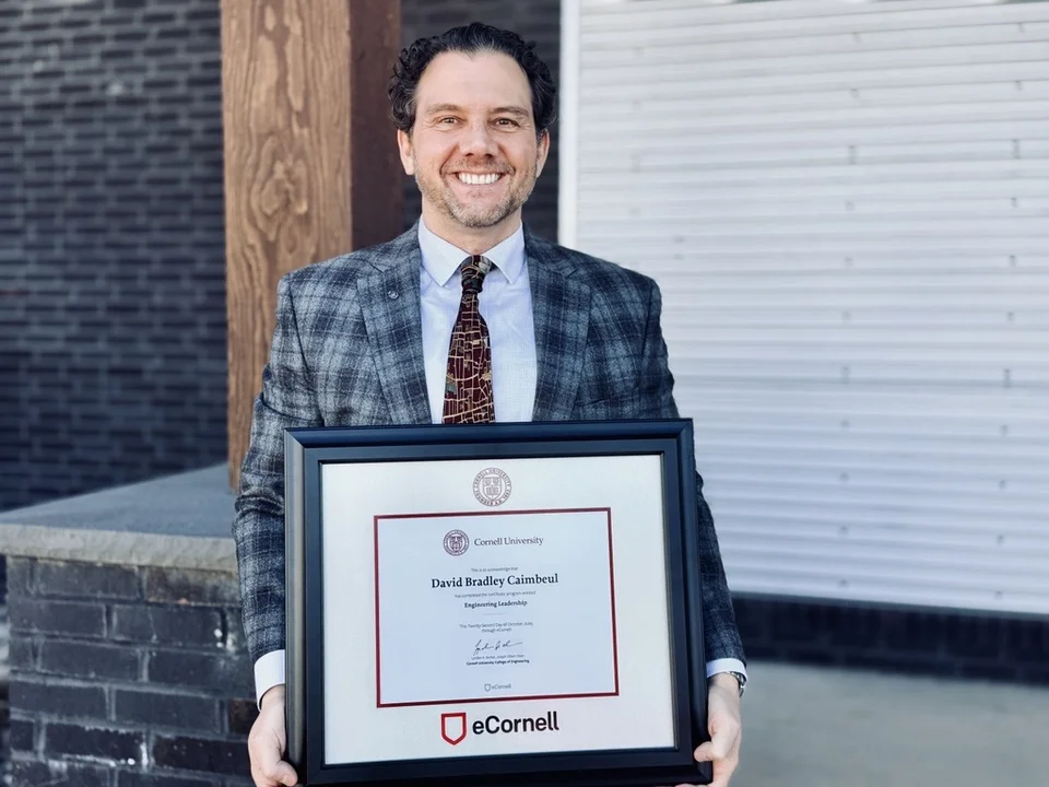 Davie with Engineering Leadership Certification