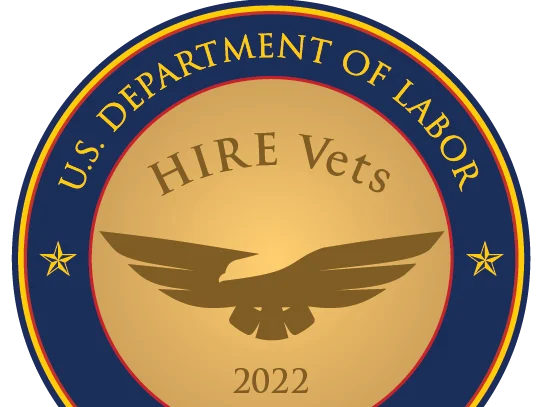 HIRE Vets Gold Medallion Award - 2022