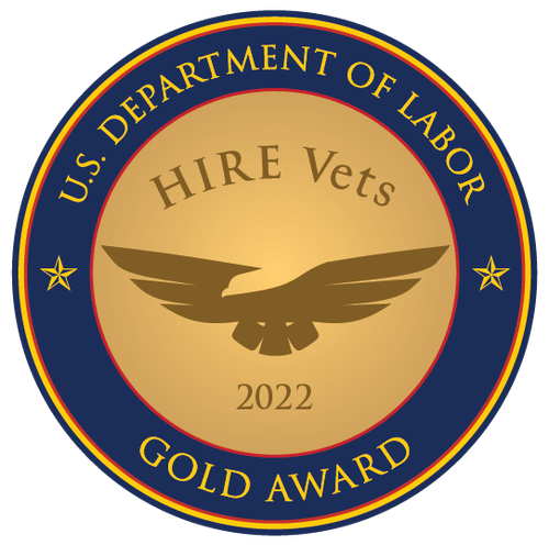 HIRE Vets Gold Medallion Award - 2022