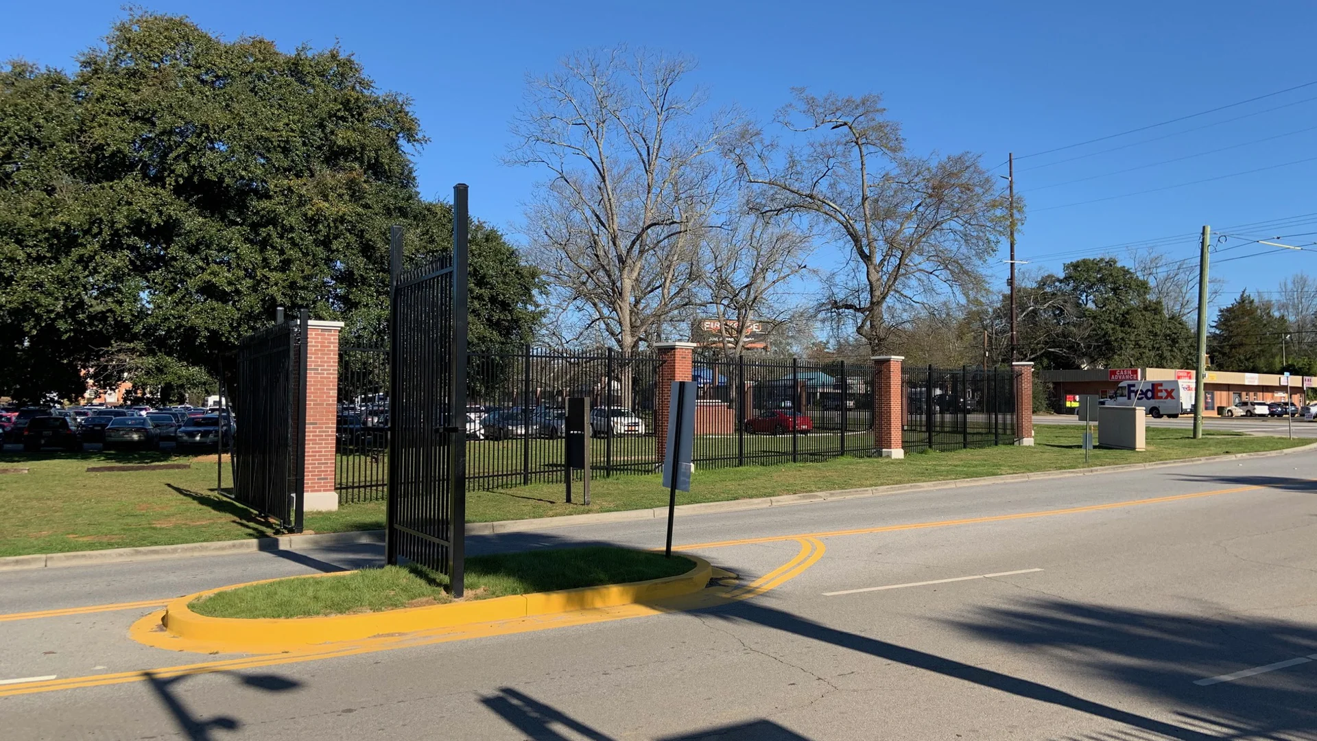 WJB Dorn Perimeter Fence - main entrance