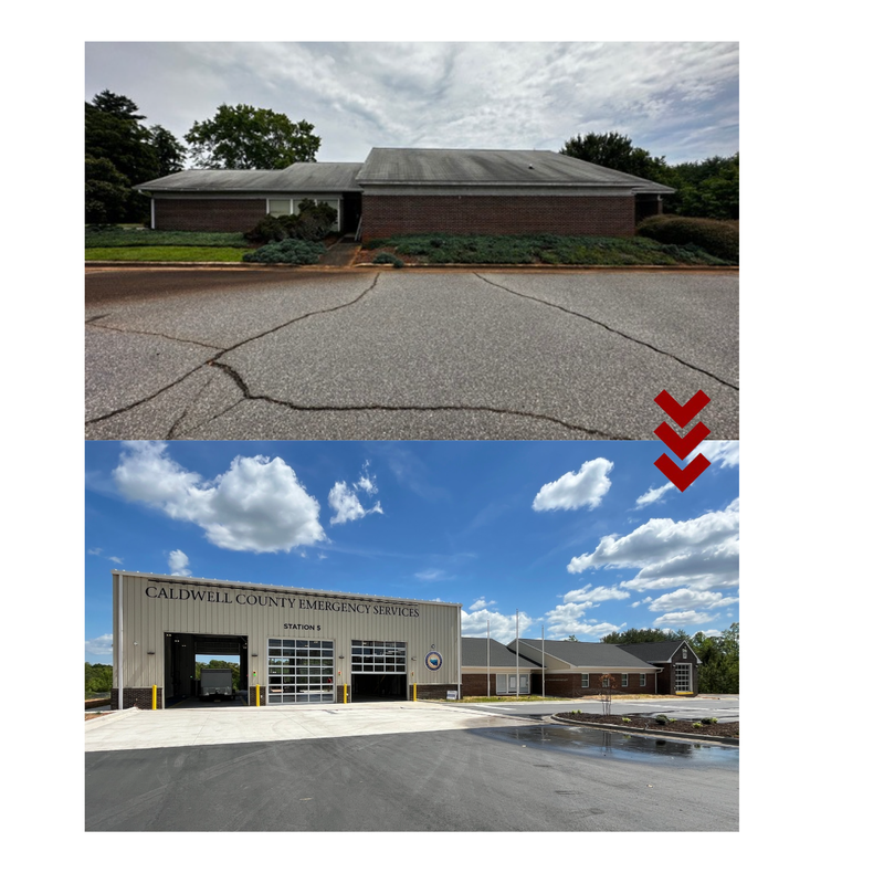 Revised Graphic for Cajahs Mtn EMS