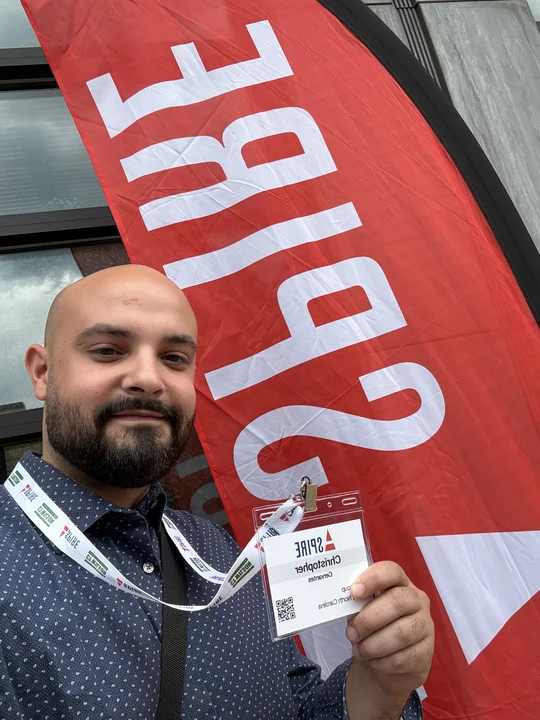Selfie with Aspire Sign