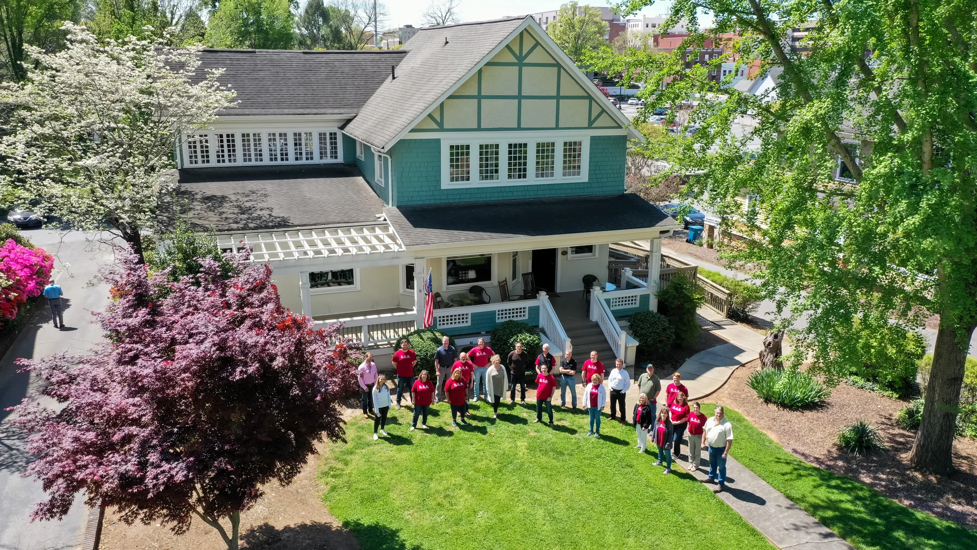 Bailey House in Spring
