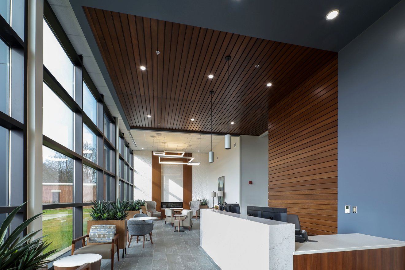 middle of front lobby, integrated health