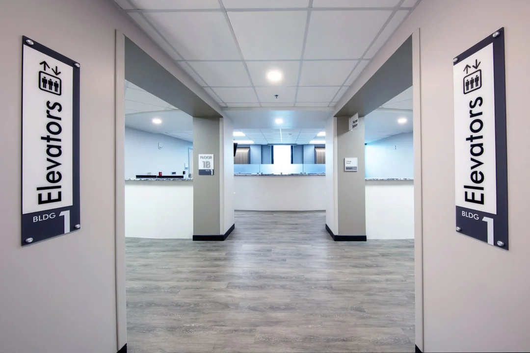 view from elevators to nurses' station_resized